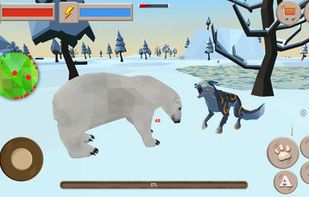 Wild Wolf Family Simulator 3D screenshot 2