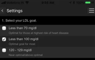 Cholesterol Down screenshot 1