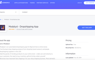 Modalyst screenshot 1