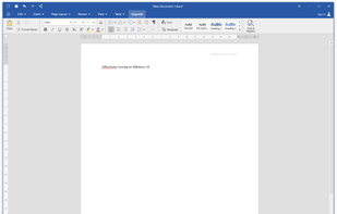 OfficeSuite Documents running on Windows 10