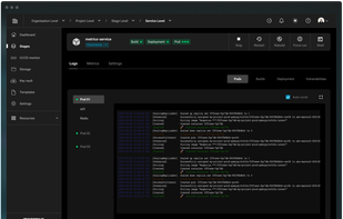 Access real-time logs for all pods without requiring direct access to Kubernetes.