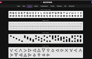 Symbol Reference List