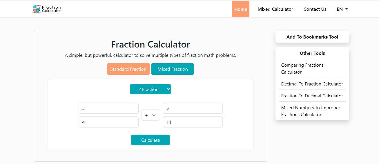 Fraction calculator alternatives and similar sites apps
