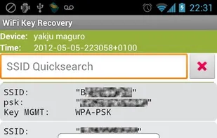 Wifi Key Recovery screenshot 2