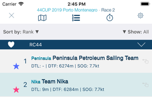 TracTrac screenshot 2