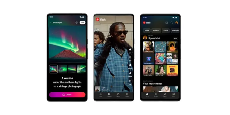 YouTube Music introduces AI-generated playlist cover art customization and other features image