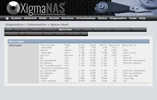 XigmaNAS screenshot 3