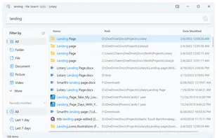 Listary screenshot 2