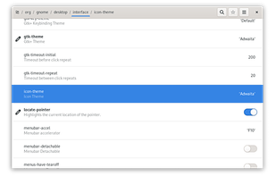 Dconf Editor screenshot 1