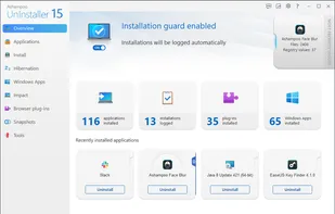 Ashampoo UnInstaller screenshot 1