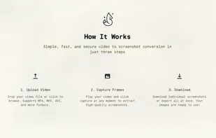 Browse and download extracted screenshots