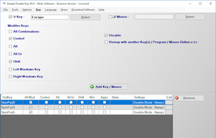Simple Disable Key screenshot 1