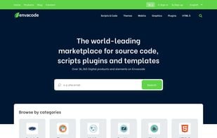 Envacode website snapshot 1