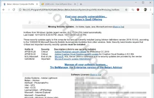 Belarc Advisor screenshot 3