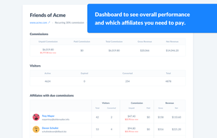 Merchant dashboard overview