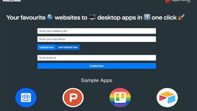 Convert webapp to desktop app (OLD)