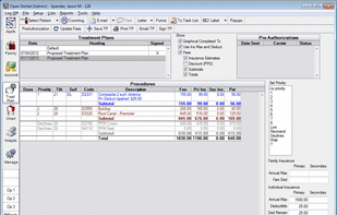 Open Dental screenshot 3