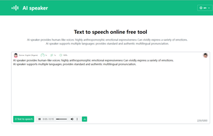 AI speaker screenshot 1