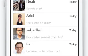 Message tutors on the go!