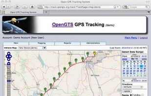 GPS Tracking Map