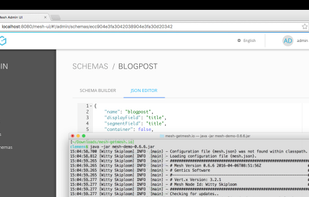Gentics Mesh screenshot 1