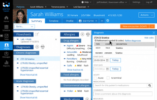 Search for diagnosis codes by keyword