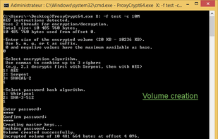 ProxyCrypt screenshot 1