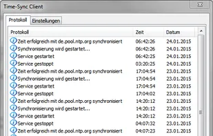 Time-Sync: Log (german)