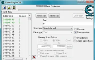 Cheat Engine screenshot 1