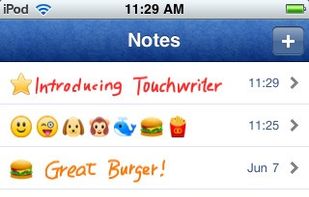 Touchwriter screenshot 1