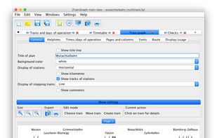 jTrainGraph screenshot 1