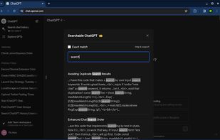 Searchable ChatGPT screenshot 2
