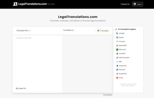 LegalTranslations.com screenshot 1