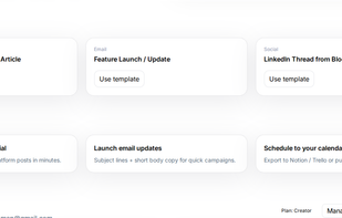 ContentRepurpose screenshot 1