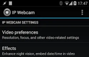 IP Webcam screenshot 1