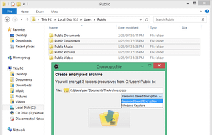 CrococryptFile screenshot 3