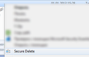 Secure Delete Files screenshot 1
