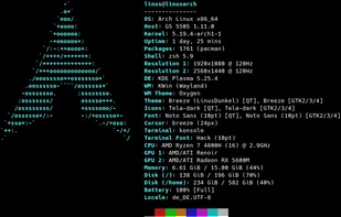 Fastfetch screenshot 1