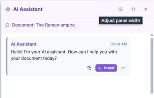 An AI powered by Chatgpt, 
AI already has your documents context!