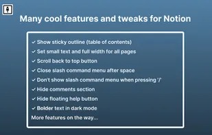 Notion Boost screenshot 1