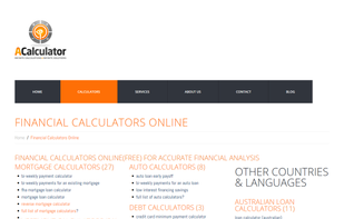 Financial Calculators Online(free) For Accurate Financial Analysis