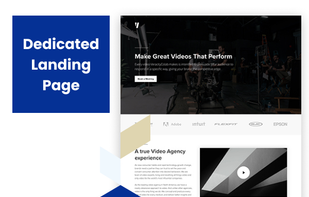 Outbound Channels: Dedicated Landing Page