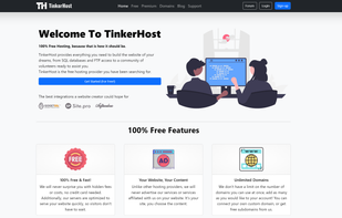 TinkerHost Homepage