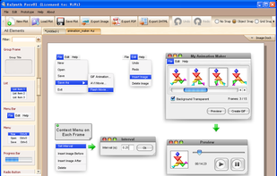 Prototyping with Mac OS X UI theme.