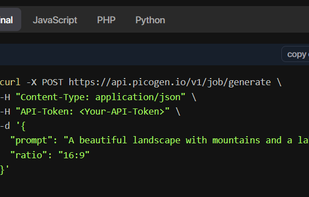 Picogen.io screenshot 1
