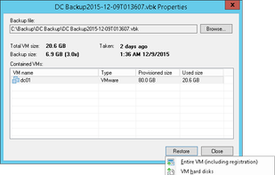 Veeam Backup & Replication screenshot 2