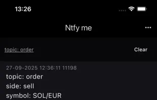 Ntfy me screenshot 1