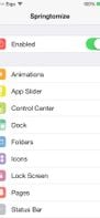 Springtomize screenshot 2