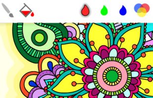 Mandala - adults coloring book screenshot 3