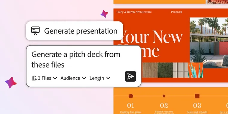 You can now generate presentations and audio podcasts from your documents in Adobe Acrobat